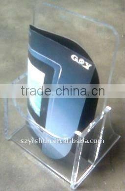 transparent acrylic signs display holder