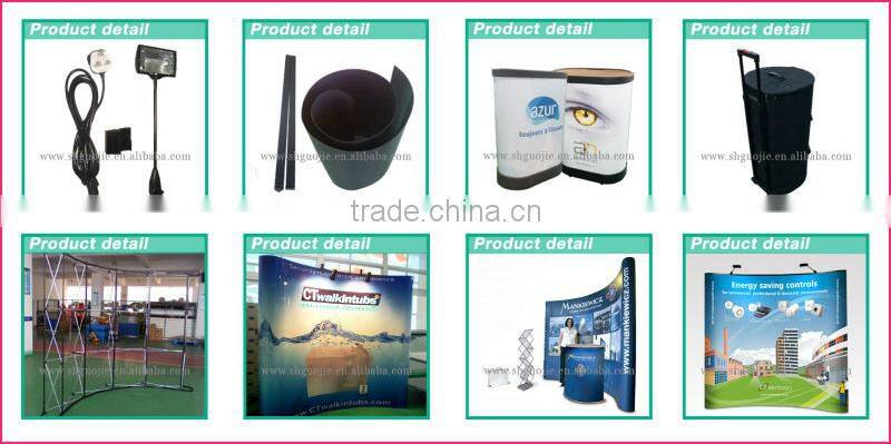 A Frame Fabric Cling Stand Printing PDQ Carton Displays room fabric backdrop