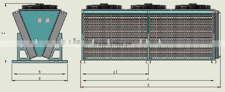 2LS series industrial air cooled chiller use for Vacuum coating machine chiller refrigerator
