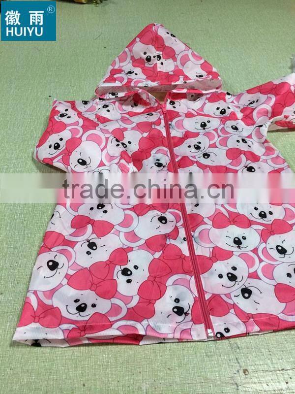 100% polyester or oxford children polyester pu raincoat poncho military outdoor workplace bicycle motorcycle poncho