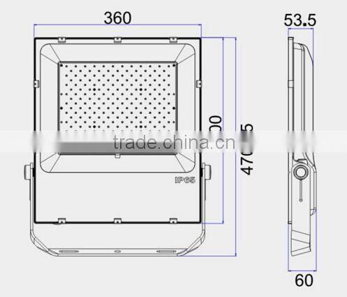 Manufacturer led flood light with Meanwell CE TUV driver PhilipsSMD portable flood lights ultra slim sleek design flood lights