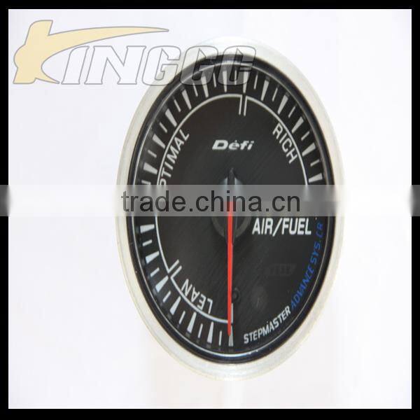 Universal 60MM Racer Gauge With Black Face