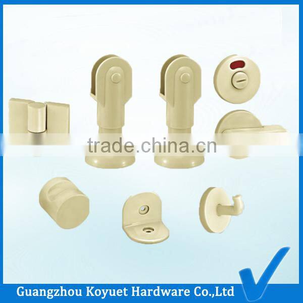 Professional Cheap Plastic Toilet Cubicle Hardware Accessories Bathroom Partition