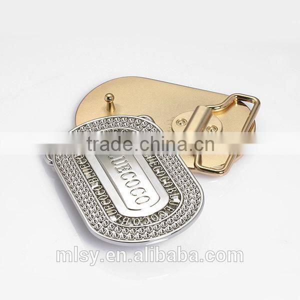 Custom metal with rhinestone belt buckle Brightness for women G5-80019