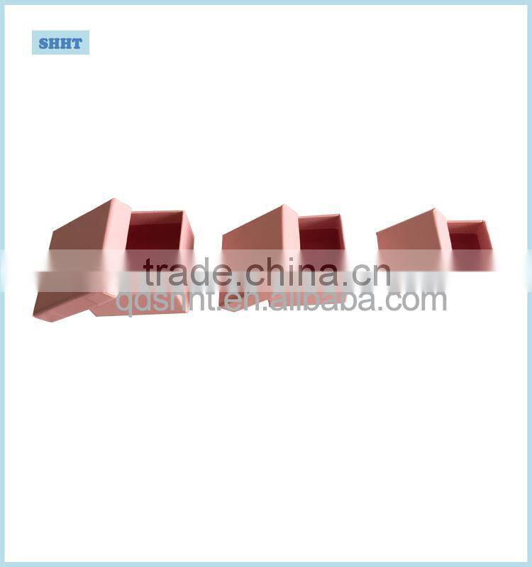 customized bracelet and earring packaging box with lid for cristmas