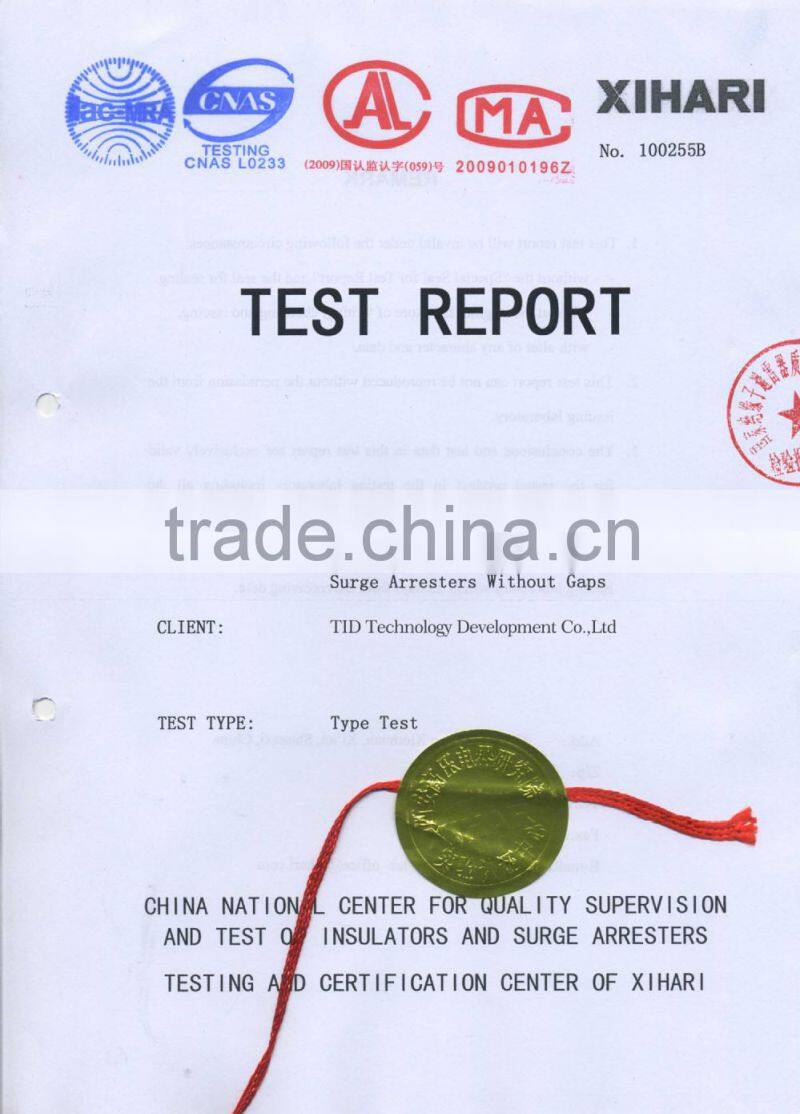 36kV High Voltage Polymeric Surge Arrester