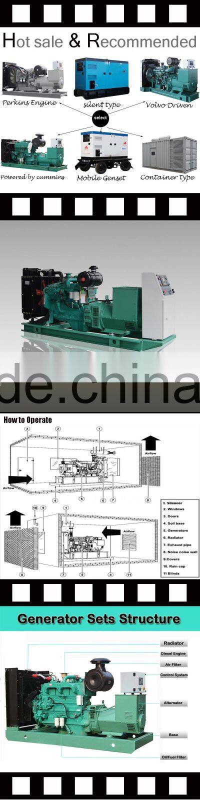 2014 new design doosan daewoo diesel genset with CE certificate