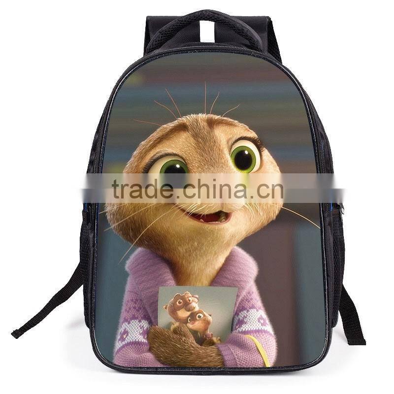 Enrich new model cartoon design child school bag