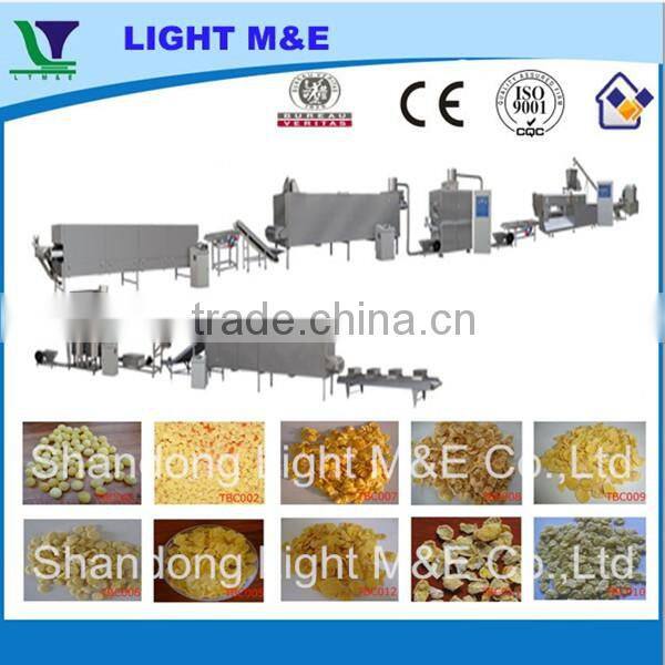 Automatic Stainless Steel Large Twin Screw Corn Flakes Extruder