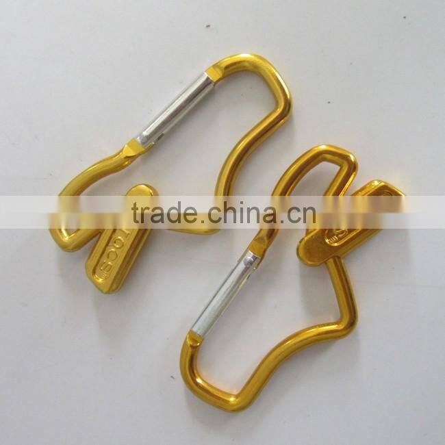 Carabiner Screw Lock Hanging Padlock Key Chain