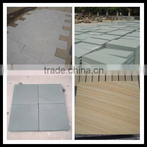 Chinese green sandstone outdoor paving tiles