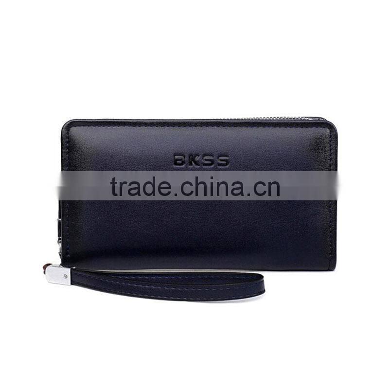 Best mens cow leather wallets wholesale Travel Passport Ticket Holder Wallet