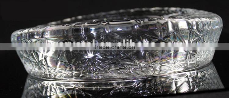 HYAS-06 large engraved Crystal ashtray for wholesale