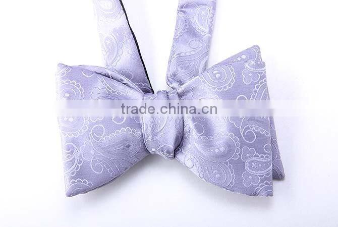 Paisley Design Adjustable Self Tie Bow Tie