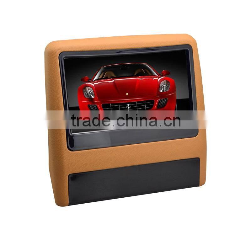 Factory selling car headrest DVD without pillow,car dvd player