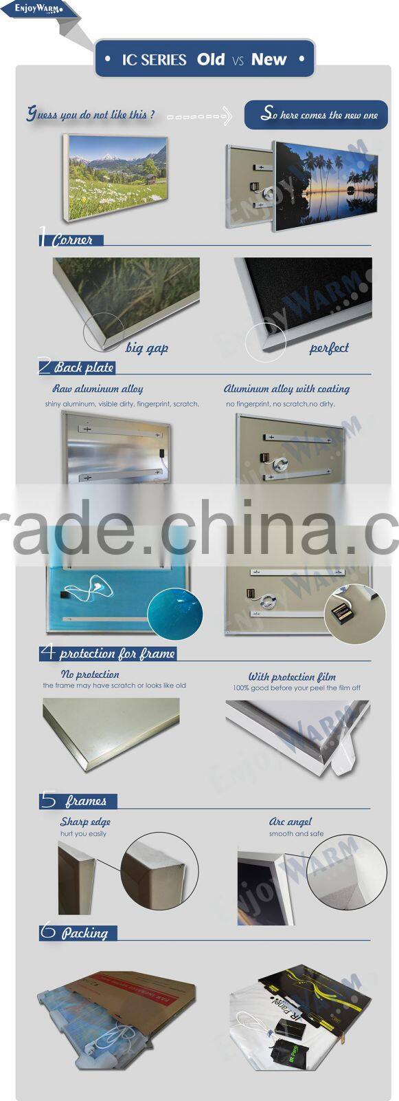 TUV GS SAA Rohs CE Manufacturer 2016 new popular infrared heater 220v