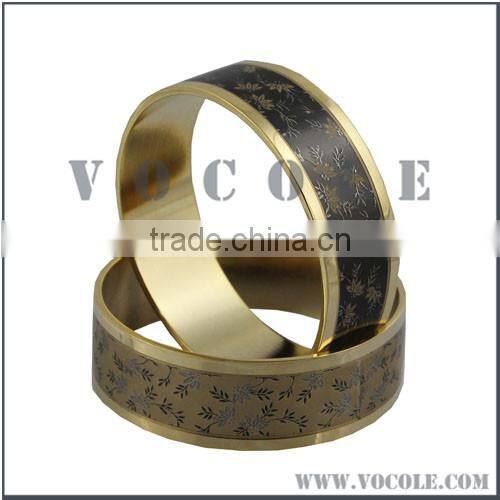 Factory Supply Stainless Steel Enamel Bangle Bracelet