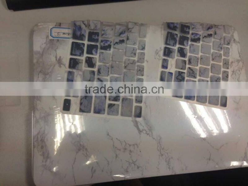white marble 0.3MM silicone keyboard skin for laptop keyboard