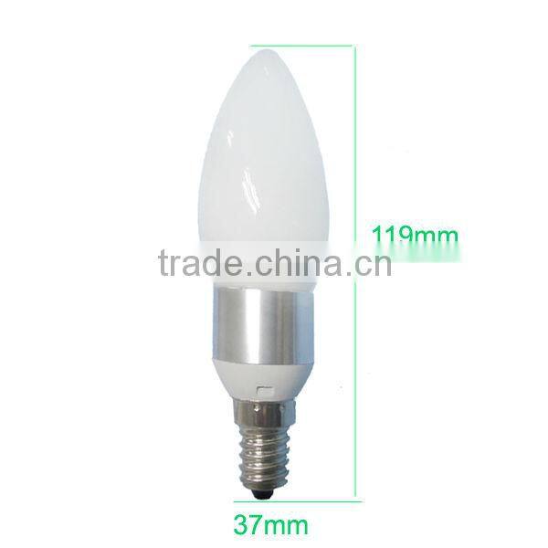 4W E14 base led light bulb candle