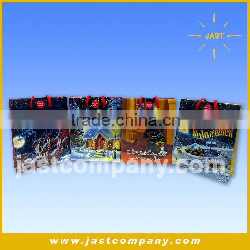 Big Musical Promotional Gift Bag, Winter Design Promotional Gift Bag