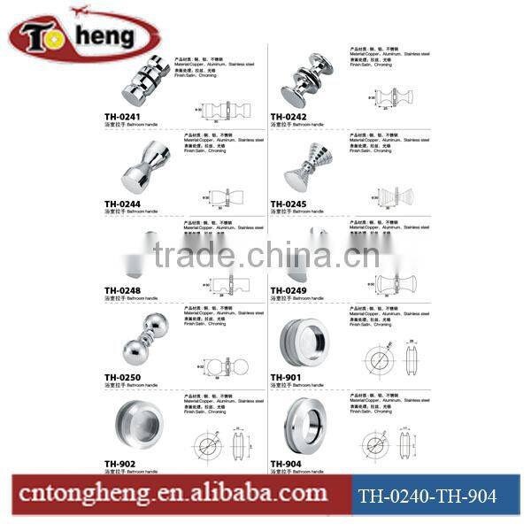 Modern CNC stainless steel back to back pull knob