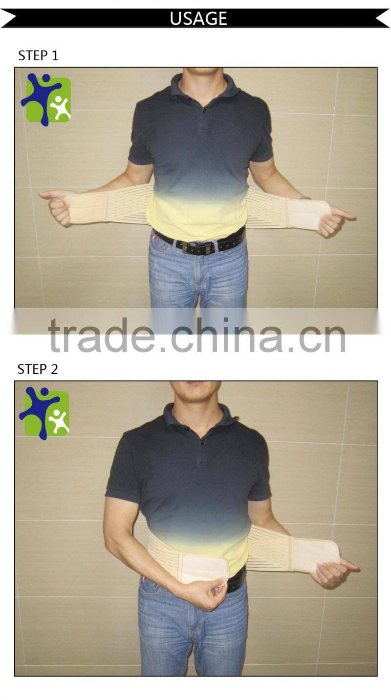 Breathable net lumbar support with strengthen belt, medical back support