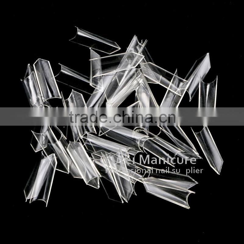 Clear color stiletto nail tips for 500pcs bags