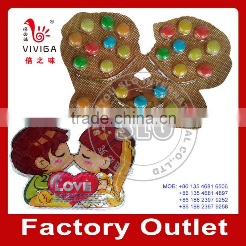 Chocolate coated coffee beans