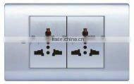 beautifull wall switch and socket,usa style 15a twins socket