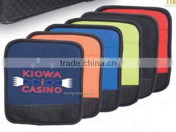 top quality customerized promotion logo neoprene luggage handle wrap