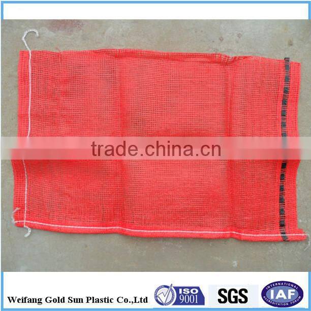 raschel mesh bag,3kg 5kg raschel bag,firewood mesh bag