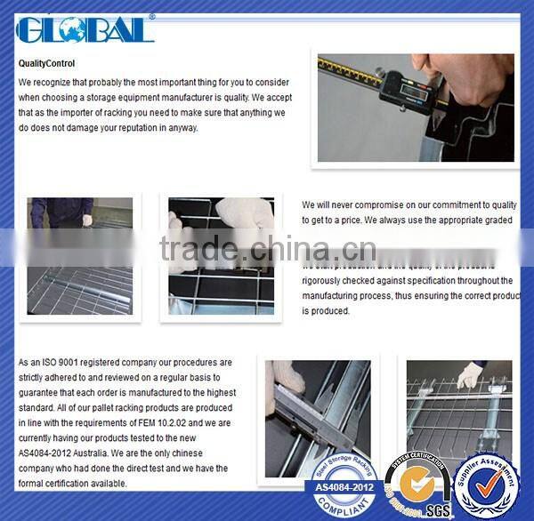 wire mesh decking for multi-layer pallet racking system