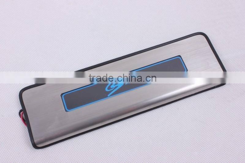 SS LED LIGHT SCUFF PLATE DOOR SILL PLATE FOR CHANA CHANGAN CS35 2013 2014 2015