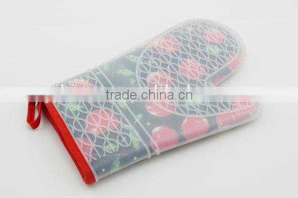 hot sale cute pattern silicone glove
