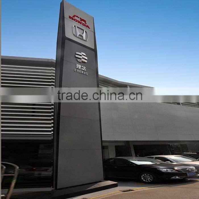 Unique Design Stainless Steel Standing Pylon Board