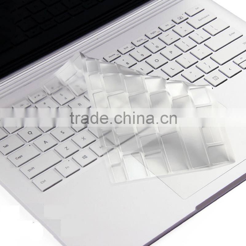 Eco-friendly TPU custom laptop keyboard cover for microsoft surface type cover skin