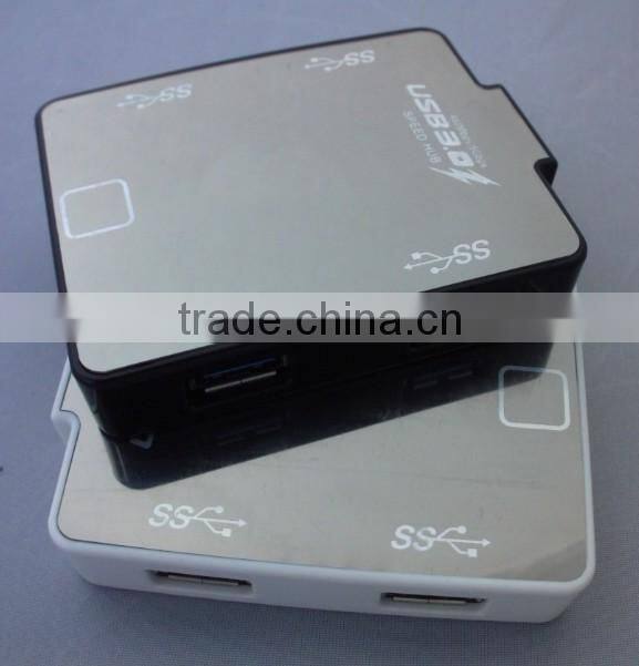 High speed USB3.0 HUB 4Ports 5Gbps Splitter Power Adapter