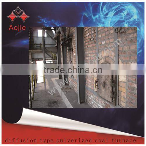 diffusion type coal furnace used in coal furnace power plant