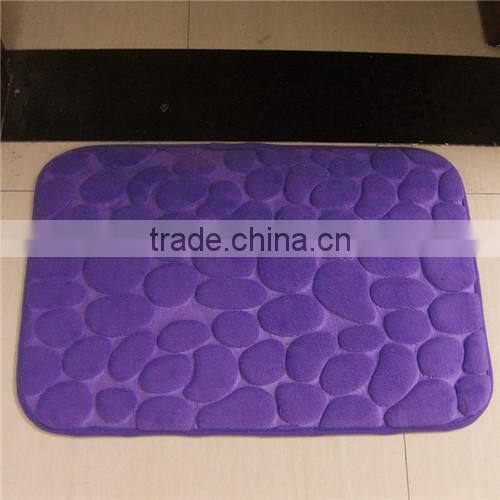 cobblestone coral bathroom rugs super watersorb anti-slipe door mat