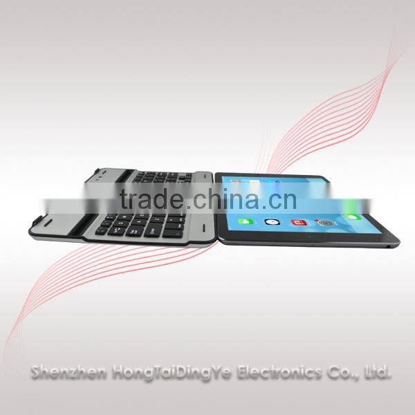 Aluminum Wireless Bluetooth Keyboard with Stand for iPad Air