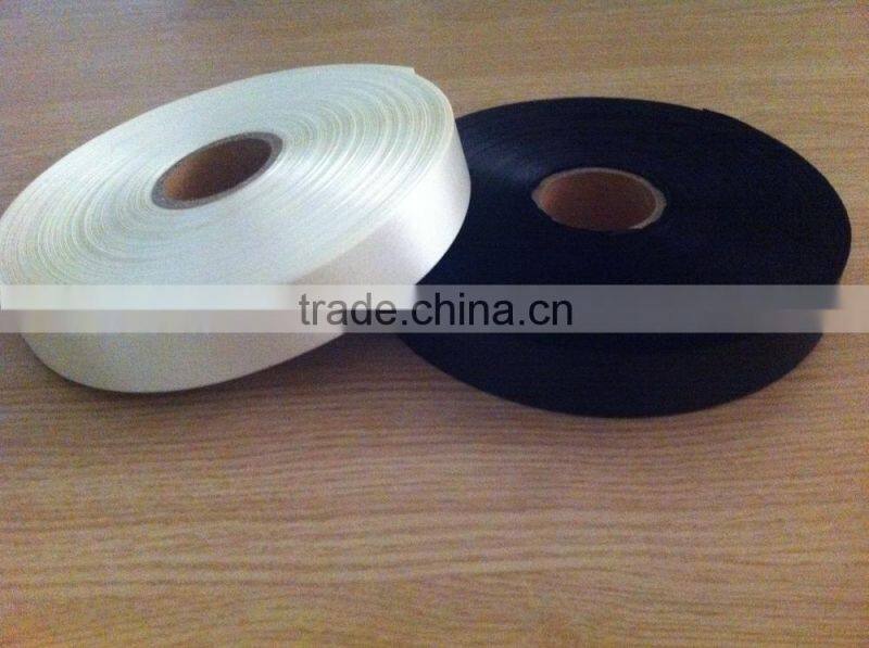 Slitting Side Polyester Satin for Care Label for Care Label