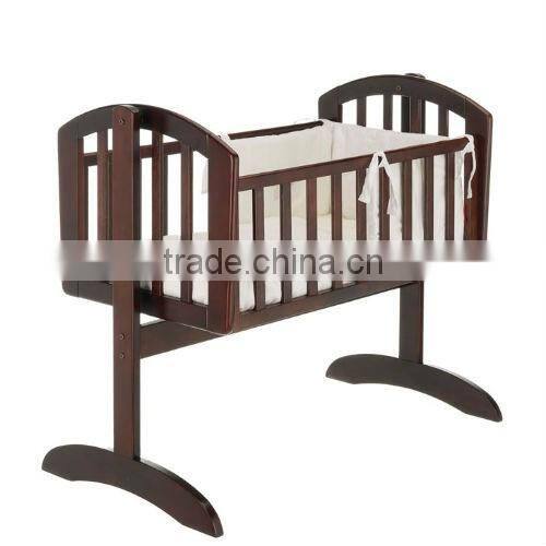 Baby swing cribs in white