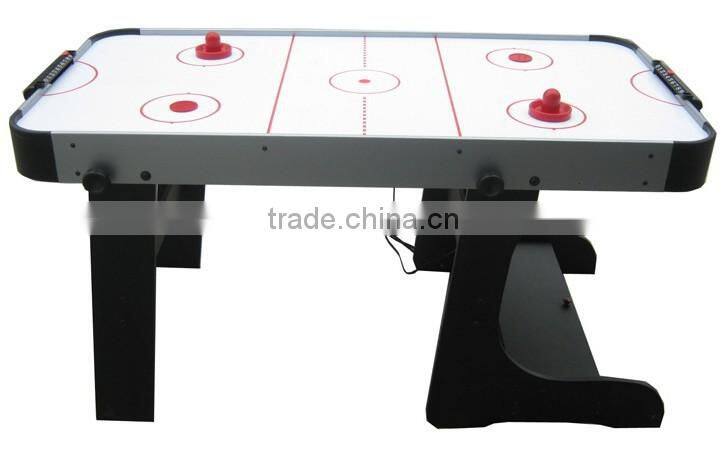 New design folding ice hockey table full size , air powered hockey table for sale
