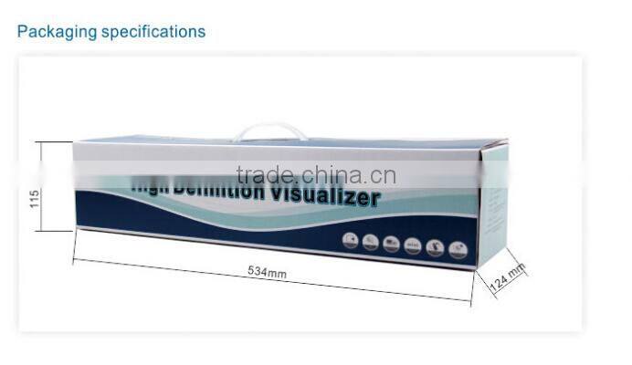 Portable Document Camera Presenter, Visualizer with Dual cameras 5MP S520