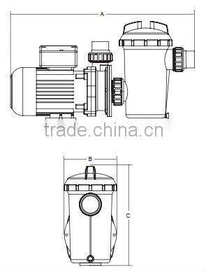 Imperial measurement standard water pump for Australian market