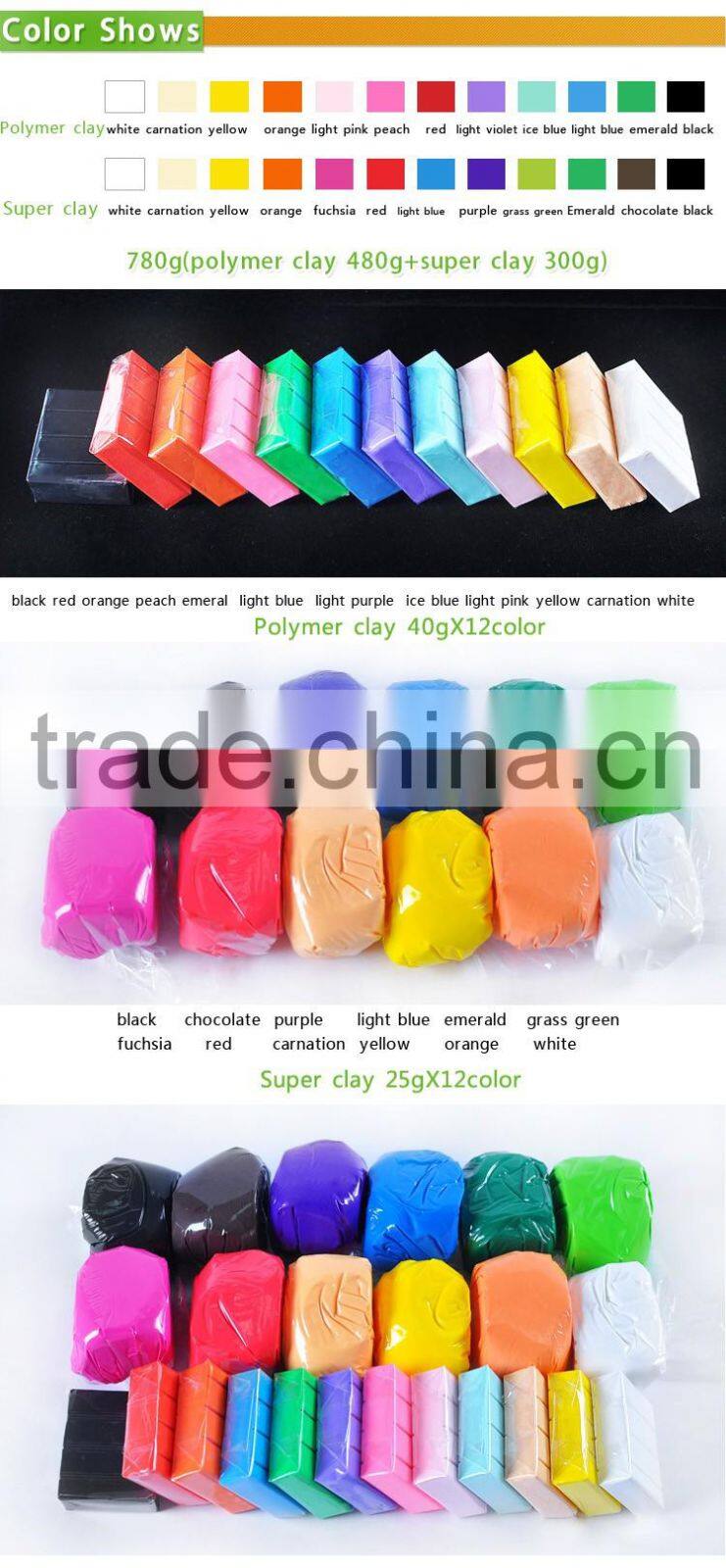 Kids Creative Toys DIY Clay Magic Super Light Clay Handmade Craft Making Kit For Children