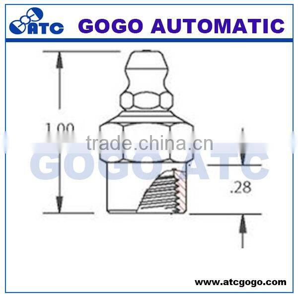 2016 New Hot Fashion Best sell brass vented cap body grease fittings