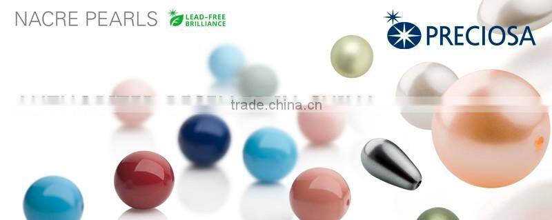 PRECIOSA Nacre Pearls Round shape in Cream color