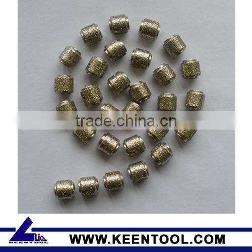 Sintered ,Vacuum Brazed, Electroplated Diamond Wire Beads