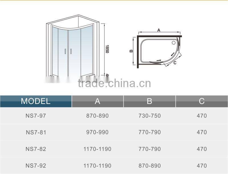 CRW FY6088 Cheap Shower Cabin for Sale Simple Cabin